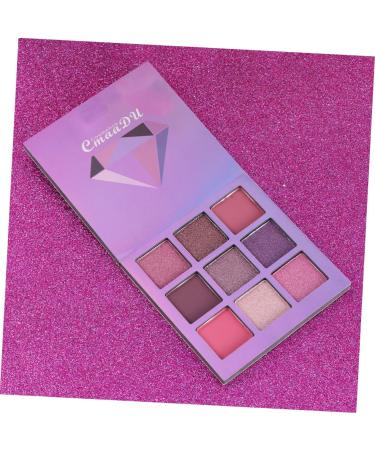 Healvian 3pcs 9 Women Eye Shadow Eyeshadow Makeup Palette Metallic Eye Shadow Palettes Purple - Buy Online on SooperMarket.com
