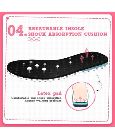 CROVA Kids Water Shoes - Non-Slip Aqua Socks for Boys Girls Toddler - Pink Unicorn Design - Size 9.5-10.5 Little Kid - Buy Online on SooperMarket.com