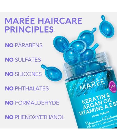 MAREE Hair Styling Serum Keratin Hair SERUM - 30 Capsules - Buy Online on SooperMarket.com