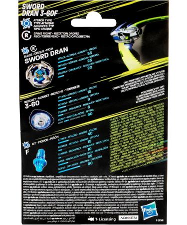 Beyblade X Sword Dran 3-60F Starter Pack - International Shipping Available | Shop Now! - Buy Online on SooperMarket.com