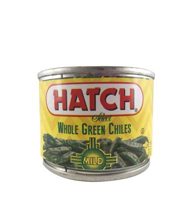 Hatch Whole Green Chiles, Mild, 4 Ounce (Pack of 12)
