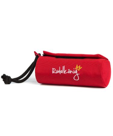 Rudelk nig Food bag for dogs - Retrieval training for dog dummy- Robust dog dummy food for treats Basic Red