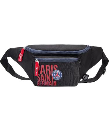 Official Paris Saint Germain PSG Bum Bag | International Shipping | 27x18x10 cm Black - Buy Online on SooperMarket.com