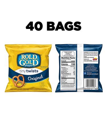 Rold Gold Tiny Twists Pretzels 1 oz (Pack of 40) - Bulk Snack Pack - Buy Online on SooperMarket.com