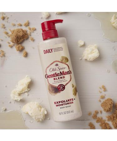 Old Spice Gentleman's Blend Exfoliating Body Wash - Brown Sugar & Cocoa Butter 18 oz (Pack of 4) - Buy Online on SooperMarket.com