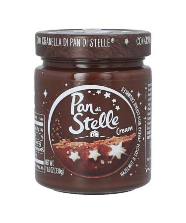 Mulino Bianco Pan Di Stelle Italian Chocolate Hazelnut Cream, 11.6 Oz (Pack of 2) 23.2 Ounce (Pack of 1)
