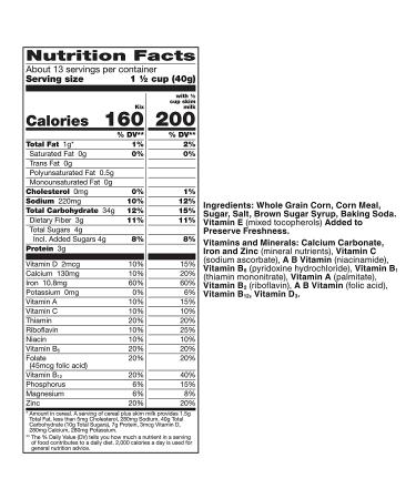 Kix Whole Grain Breakfast Cereal 18 oz - Crispy Corn Puffs - Buy Online on SooperMarket.com