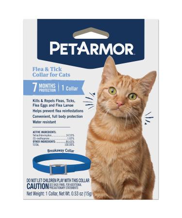 PetArmor Flea & Tick Collar for Cats 1 Count (Pack of 1)