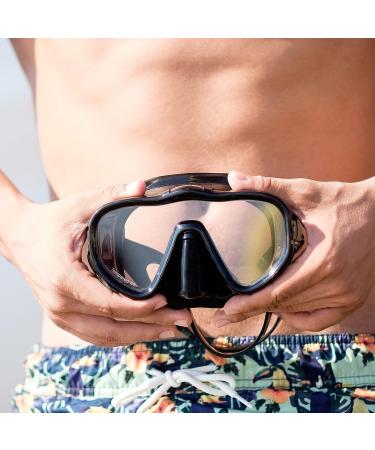 Kraken Aquatics Dive Snorkel Mask | Premium Scuba Gear for Diving, Snorkeling, Freediving, Spearfishing | Black - Buy Online on SooperMarket.com