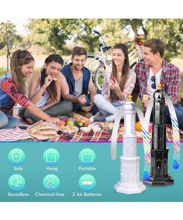 Flywedler 2-Piece Fly-Repellent Fan Set | Automatic Mosquito Protection | Hangable & Foldable Design | Effective Against Flies Wasps & More - Buy Online on SooperMarket.com