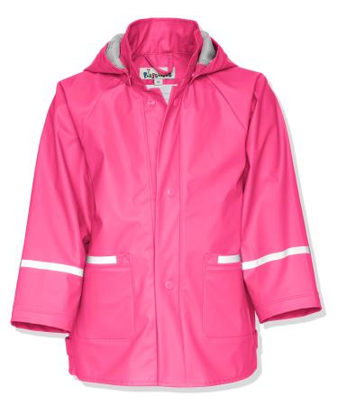 Playshoes Unisex Kid's Regenjacke Wind and Waterproof Raincoat Rainwear 104 pink