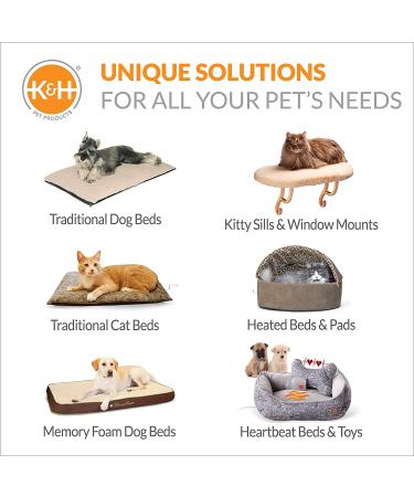 K&H Pet Products Small Heated Pet Bed Warmer | Waterproof Pet Heating Pad - Gray (8.5 x 9 in) - Buy Online on SooperMarket.com