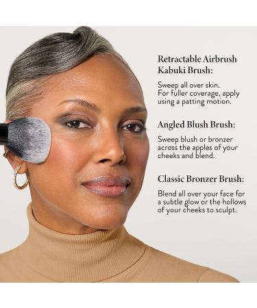 LAURA GELLER NEW YORK Baked Heroes Makeup Brush 3pc Set - Kabuki, Blush, and Bronzer Brushes - Buy Online on SooperMarket.com