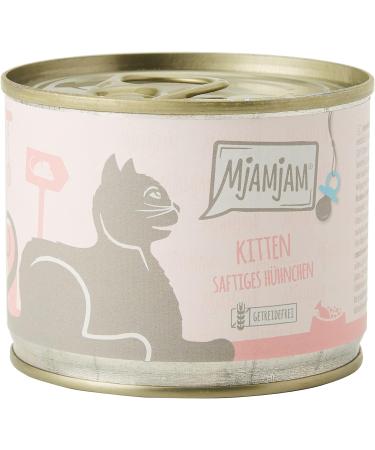 Mjamjam Premium Wet Cat Food Bundle - 12 Pack Chicken/Beef & Kitten Juicy Chicken with Salmon Oil - Best Quality International Shipping - Buy Online on SooperMarket.com
