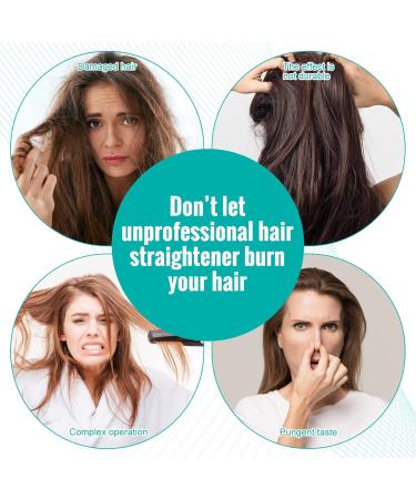 Hair Straightening Cream Protein Correcting: Repairing Damaged Hair Nourishing Fast Smoothing Silk & Gloss Hair for Women and Men - Buy Online on SooperMarket.com