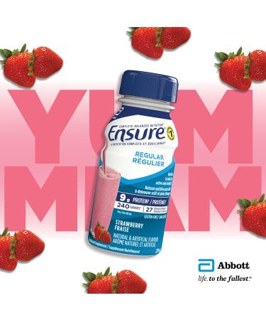 Ensure Regular Nutritional Supplement Shake Nutrition To Stay Active And Energetic Strawberry 6 x 235-mL Bottles Strawberry 235 ml (Pack of 6) - Buy Online on SooperMarket.com