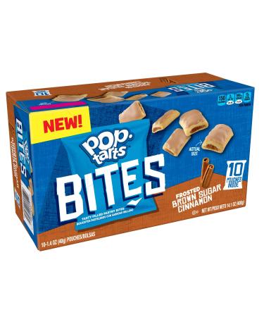 Pop Tarts BITES Frosted Brown Sugar 1-Box 10-Individual Pouches Inside