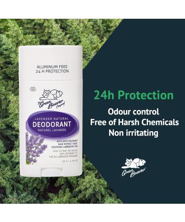 Green Beaver All Natural Body Deodorant Paraben & Aluminum-Free Vegan For Normal & Sensitive Skin Lavender 2-pack Lavender (2 Pack) - Buy Online on SooperMarket.com
