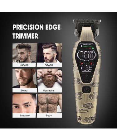 Karrte Professional Hair Clippers for Men - Cordless Beard Trimmer Set with T-Blade Rechargeable Grooming Kit & LED Display - Ideal Barber Starter Kit - Buy Online on SooperMarket.com