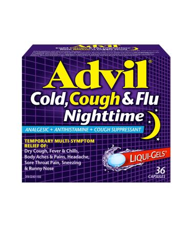 Advil Cough Cold & Flu Nighttime 36's
