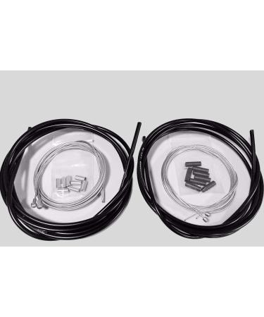 Jagwire Road Shop KIT - Complete Brake & Shifter Cable and Housing Kit- Black - SRAM/Shimano
