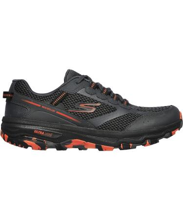 Skechers Men's GoRun Altitude Trail Shoe 10.5 - Charcoal/Orange/Black | Air Cooled Foam for Walking, Running, Hiking - Buy Online on SooperMarket.com