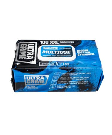 Arctic Hayes BGW2448 Big Wipes Anti-Bacterial Power Spray 1 Litre Black & UltraGrime PRO Multiuse Cleaning Wet Wipes - Big Professional Disposable Wipes - Buy Online on SooperMarket.com