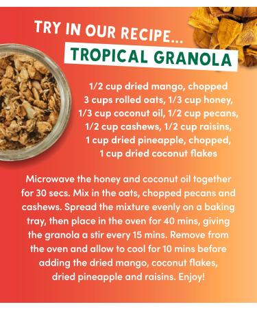 Dried Mango - From Grandmas Gardens | 1 x 100g | Healthy Vegan Snack | 100% Natural | No Added Sugar | Rich in Vitamins | No Preservatives | GMO free Mango 1 pack - Buy Online on SooperMarket.com