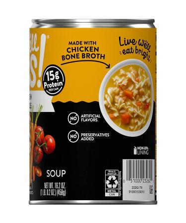 Campbell's Well Yes! Chicken Noodle Soup 16.2 oz. Cans (Pack of 4) - 4 Pack, 1.01 lb Each - Buy Online on SooperMarket.com