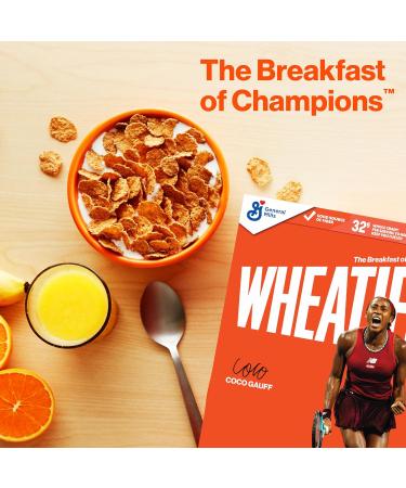 Wheaties 100% Whole Wheat Flakes Cereal 15.6 oz - Breakfast of Champions - Buy Online on SooperMarket.com