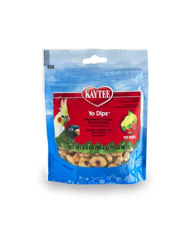 Kaytee Yo Dips Treat for All Pet Birds -- Strawberry Banana 3.5 oz