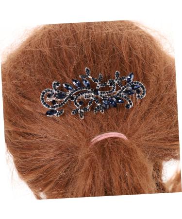 BELLIFFY Bride Hair Comb Blue Rhinestone Wedding Hair Comb for Bride - Vintage Flower Crystal Hairpin - Bridal Accessories for Bridesmaid Womens Hair Clips Headwear for Women Styling - Buy Online on SooperMarket.com
