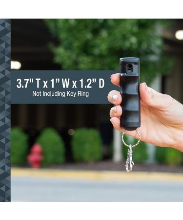 SABRE Pepper Gel with Flip Top | Maximum Strength OC Spray | Snap Clip & Finger Grip | 25 Bursts | UV Marking Dye | Easy & Safe Black Pepper Gel - Buy Online on SooperMarket.com