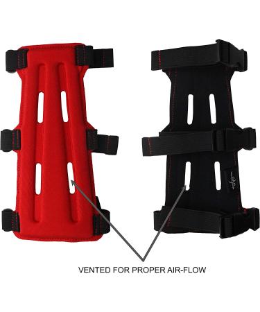 SAS 8 Armguard Archery Bow Range | Black | 3-Strap Buckles - Buy Online on SooperMarket.com