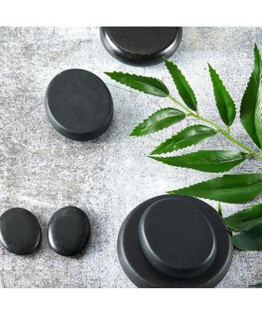 36pcs Basalt Hot Stones Set - Round Massage Stones for Body Relaxation | Spa Essentials - International Shipping - Buy Online on SooperMarket.com