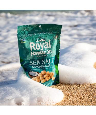 Royal Hawaiian Orchards Sea Salt Macadamia Nuts 4oz (Pack of 6) - 24oz Total - Buy Online on SooperMarket.com