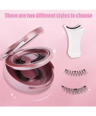 Fadlash Magnetic Eyelashes Kit Magnetic No Glue Eyelashes Natural Look Reusable Magnetic Eyelashes 2 Pairs Magnetic Lashes Without Eyeliner (Y1+Y3) - Buy Online on SooperMarket.com