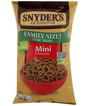 Snyders Of Hanover, Pretzels Mini, 17 Ounce