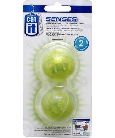 Buy Catit Design Senses Super Roller Circuit - Tempo Game Rail & Illuminated Ball 2-Pack | International Shipping Available - Buy Online on SooperMarket.com