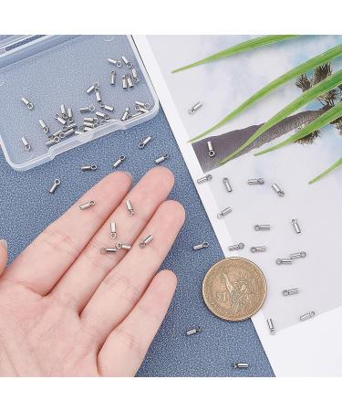 UNICRAFTALE 60pcs Stainless Steel Cord End Caps 1mm Inner Diameter for Jewelry Making - Buy Online on SooperMarket.com