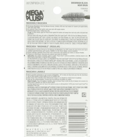 Maybelline New York Volume Express Mega Plush Mascara in Brownish Black - 0.3 fl oz - Buy Online on SooperMarket.com