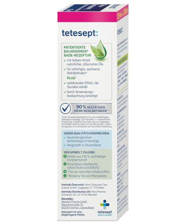 Tetesept Deep Relaxation Bath - 5 Essential Oils for Inner Calm & Well-Being - 125 ml Cosmetic Bath Additive - International Shipping Available - Buy Online on SooperMarket.com