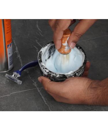 Handmade Marble Shaving Bowl for Men - Radicaln Shaving Cream Bowl for Barber Supplies - Ideal for Beard Clean Up and Esthetician Use - Buy Online on SooperMarket.com