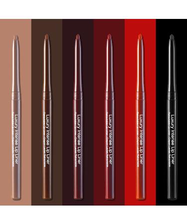 Kiss New York Luxury Intense Lip Liner - Long-Lasting & Creamy | Dark Brown - Buy Online on SooperMarket.com