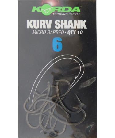 Korda Curv Shank Karpfenhaken 6