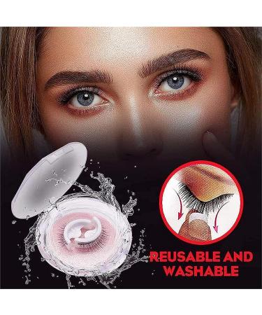 Glazy Boo False Eyelashes | Glazylash Reusable Adhesive Eyelashes | MacyMars Snap-On Lashes - 3pcs - Buy Online on SooperMarket.com