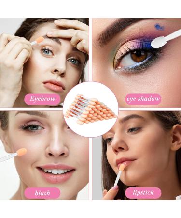 50 Disposable Eye Shadow Applicators - Dual-Sided Black Sponge Brushes for Women & Girls - Perfect Eye Makeup Tools - Buy Online on SooperMarket.com