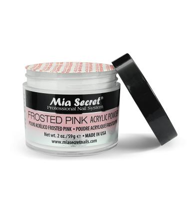 Mia Secret Frosted Pink Acrylic Powder - 2oz & 1oz - New Item! | 2 Ounce Pack - Buy Online on SooperMarket.com
