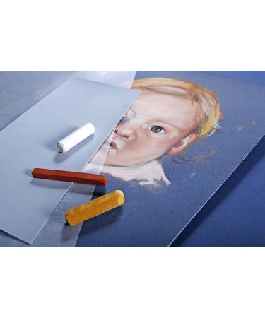 Clairefontaine - Ref 96008C - Pastelmat Pastel Card Pad No.2 (12 Sheets) - 360gsm Card - 30 x 40cm - Assorted Colours - Specially Formulated for Use with Pastels 30 x 40 cm Card Pad No 2 - Buy Online on SooperMarket.com