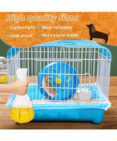 50 Pieces Disposable Cage Liners for Small Animals | Leak Proof Clear Plastic Liner for Guinea Pig, Rabbit, Hamster | Litter Tray Film for Hedgehog | Eco-Friendly and Convenient - Buy Online on SooperMarket.com